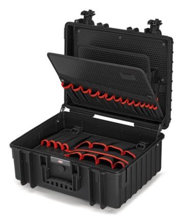 Knipex 00 21 36 LE Robust34 Electric black without tools tool case