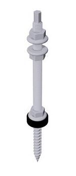 Schletter Solar 110210-200 Set 10x200 mounted hanger bolts