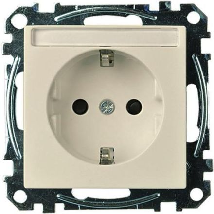 ELSO 265010 socket insert label field 16A JOY pearl white