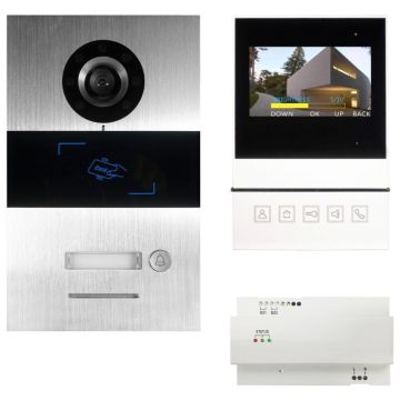 HHG Villa UP Set 1 B flush-mounted 1-family set video hands-free system