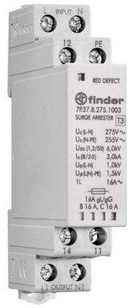 Finder 7P.37.8.275.1003 Surge Arrester SPD Type 3 1-phase