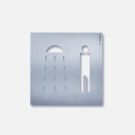 Siedle OSP 0015 Orientation sign shower men in stainless steel