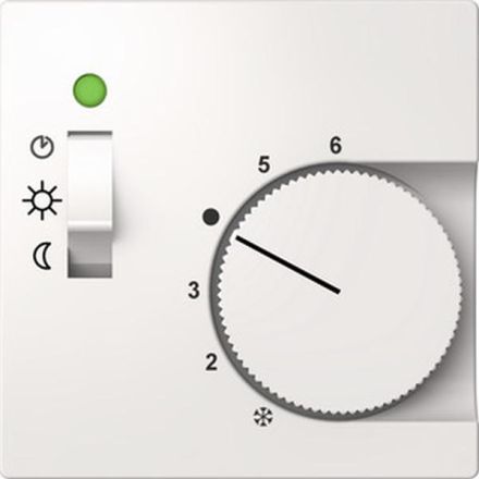 ELSO ELG227414 Central plate for temperature controller pure white
