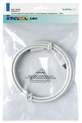 Axing BAK150-90 cable 1.5m IEC, axial plug