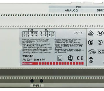 Bticino 336010 Power supply for video analogue systems