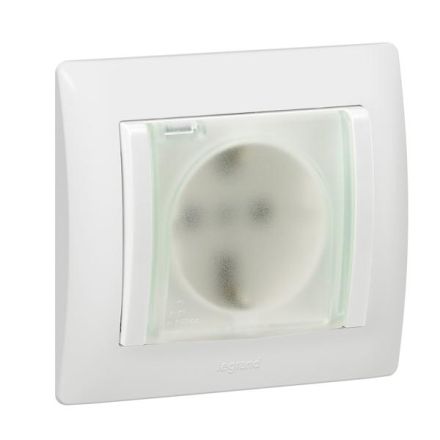 Legrand 771027 socket Galea (SK) child protection hinged cover Feu, (white)