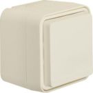 Berker 6768813515 socket with protective contact pin and hinged cover AP Berker W.1 light grey matt