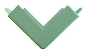 PROTEC.class 05100523 Cable duct outside corner PLFAE 4060 40x60 cream white