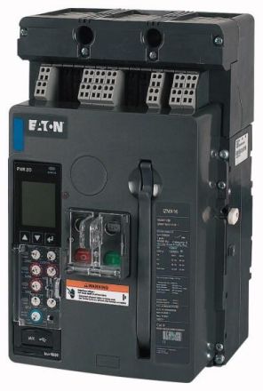 Eaton IZMX16H3-V16F-1 3-pole 1600A 66kA Sel. circuit breaker, 183340