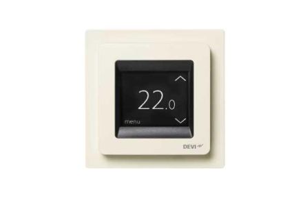 Devi 140F1078 DEVI DEVIreg Touch display 16A with frame Electronic clock thermostat