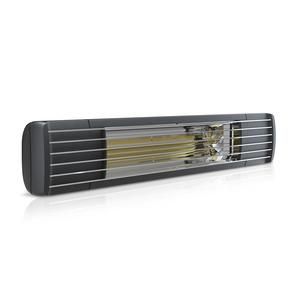Etherma ET-EXO-PRO-2500-B 230V ceiling/wall spotlight IP65 2500W black 3-stage
