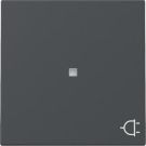 Gira 329128 control + symbol socket Sys.55 anthr rocker