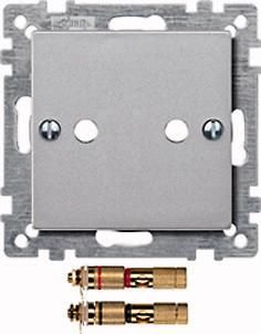 MERTEN 469360 central plate aluminium System M