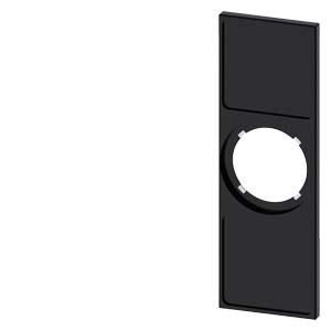 Siemens 3SU1900-0AL10-0AA0 label holder for coordinate switch black 27x27mm