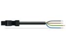 Wago 891-8994/116-701 connection cable 4x1.5mm² Bu, 7m, black