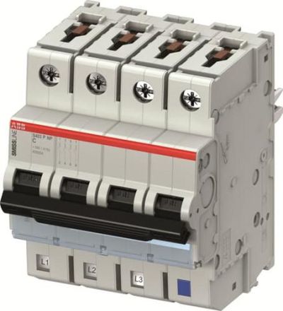 ABB Stotz-Kontakt 2CCG000401R0001 S403P-C10NP C 10A 40kA 3PN pluggable circuit breaker