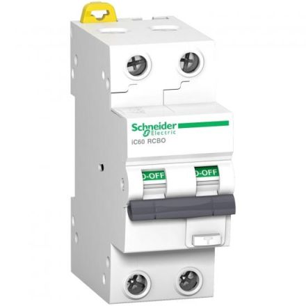 Schneider Electric A9D37220 IC60 2P 20A 30MA B 10KA RCD/MCB