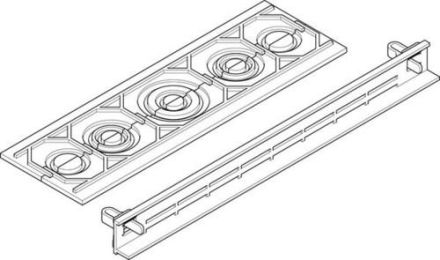ABN 12xM25, for UP/HW flat distributor ESPRO cable entry as pipe flange (ULP5)