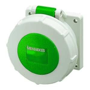 Mennekes 1816 panel socket TwinCONTACT 32A 4-pole 10h 50-500V