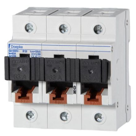 Doepke 09980100 Tytan II D0-63-3/E load disconnector