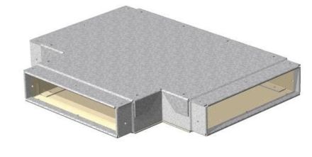 Wichmann IFTS400120v Instafix BKI 50x400x120mm galvanized T-piece