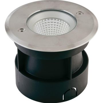 EVN PC67106002N stainless steel 6W 375lm 3000K LED recessed floor spotlight LB20