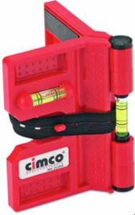 Cimco 211554 190x132x32mm folding spirit level