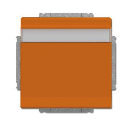 Busch-Jaeger 20 EUKNB-12-82 SCHUKO® socket insert, with hinged lid and labeling field red RAL 3020