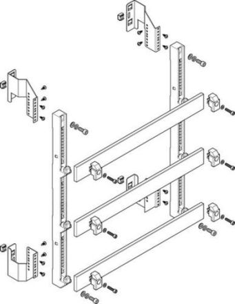 ABN deep 185mm with CU 50x10mm 3-pole 150mm busbar module (MTSC25983)