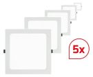 Dotlux 600098 SQUAREeco 16W 4000K 175x175mm PK=5pcs LED recessed light