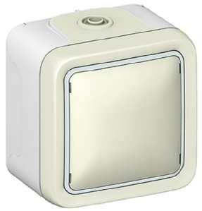 Legrand 069758 rocker switch Plexo IP55 69758 blind FR AP white, (grey)