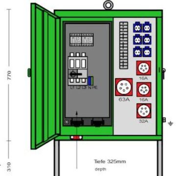 Elektra Tailfingen V 63N/A/6211-2 distribution cabinet