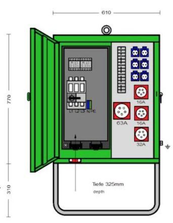 Elektra Tailfingen V 63N/A/6211-2 distribution cabinet