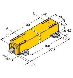 Turck 1590730 LI100P1-Q17LM1-LIU5X2 Inductive linear position sensor