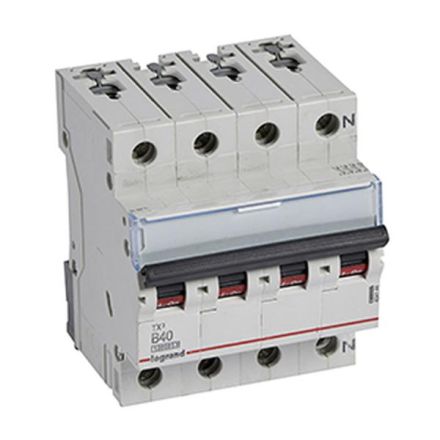 Legrand 404144 Circuit breaker TX3 B40A 3P+N 10KA 4M