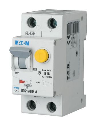 Eaton 193534 PXK-D16/1N/003-F D16A 30mA 1p+N RCD/MCB switch