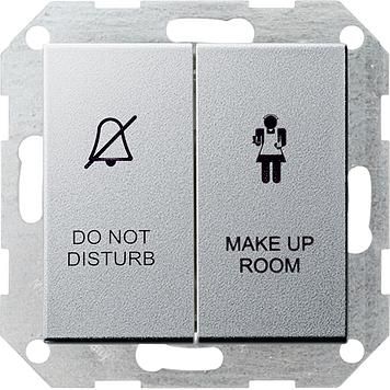 Gira 110426 rocker switch hotel status display System 55 color aluminum