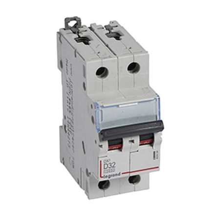 Legrand 409454 Circuit breaker DX3 D32A 2P 10KA 2M