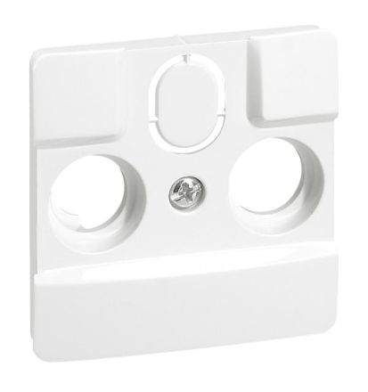 Legrand 664767 Antenna cover Niloe 2-/3-hole ultra white white, (white)