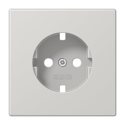 Jung LS520LGPL cover for SCHUKO® sockets, Duroplast, LS series, light grey