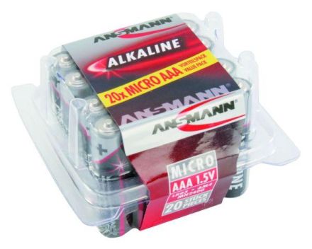 Hückmann 133247 LR03 Red Alkaline (PK=20pcs.) Battery