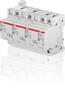 ABB Stotz-Kontakt OVR T1-T2 3N 12.5-440s P TS QS, OVR T1-T2 3N 12.5-440s P TS QS SPD combi T1+2 12.5kA per pole, TT/TNS 3P, 2CTB815710R3600