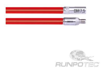 Runpotec 10045 RunpoSticks red/hard 2x1m basalt stick