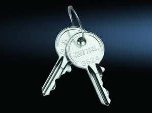 RITTAL 2532000 Control cabinet key VE=2pcs. for security lock No. 3524E1132