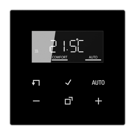 Jung BTLS1791SW JUNG HOME room thermostat display, LS series, black