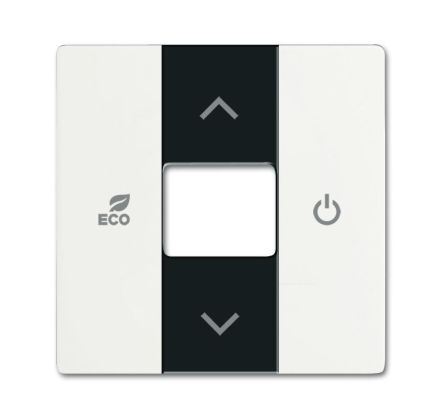 Busch-Jaeger 6235-884 central plate, for room temperature controller, studio white matt