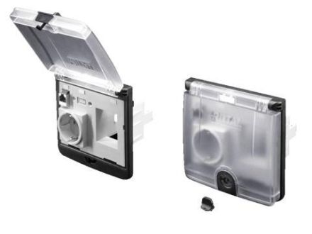 RITTAL 2482600 Interface flap with cut-out for residual current circuit breaker