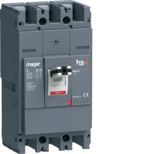 Hager HCW630AR h3+ P630 3 pole 630A load disconnector