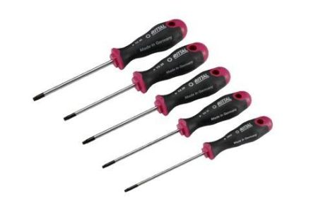 RITTAL 4052202 Screwdriver set uninsulated 5-piece TX drive