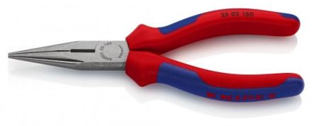 Knipex 25 02 160 pol. insulated 160mm flat-nose pliers with cutting edge